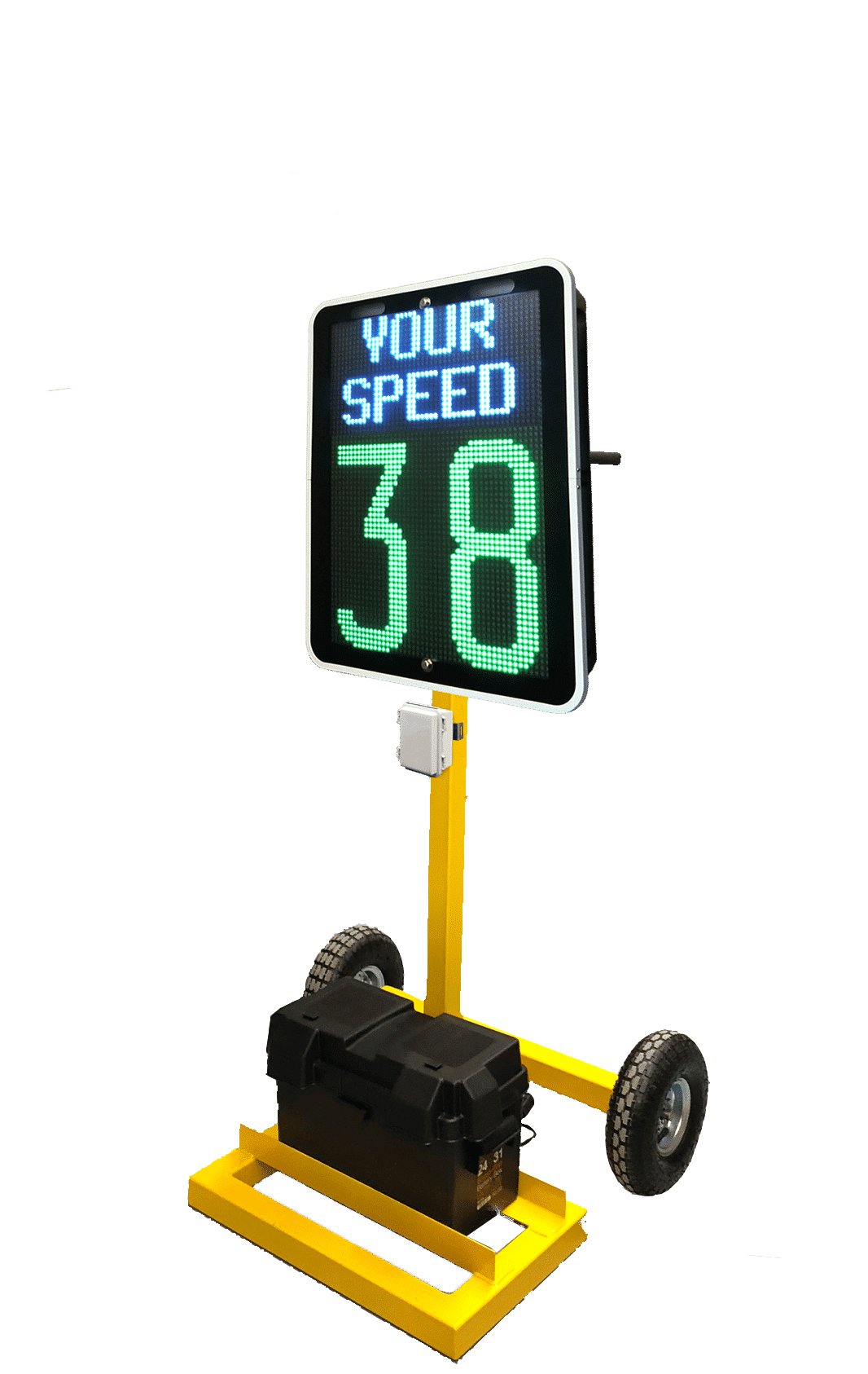 Portable speed display sign KAM-DOLLY - Radar speed display sign - Traffic innovation
