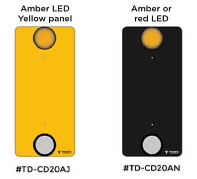 Three colors available - LED Traffic sign - THIN - Traffic-innovation