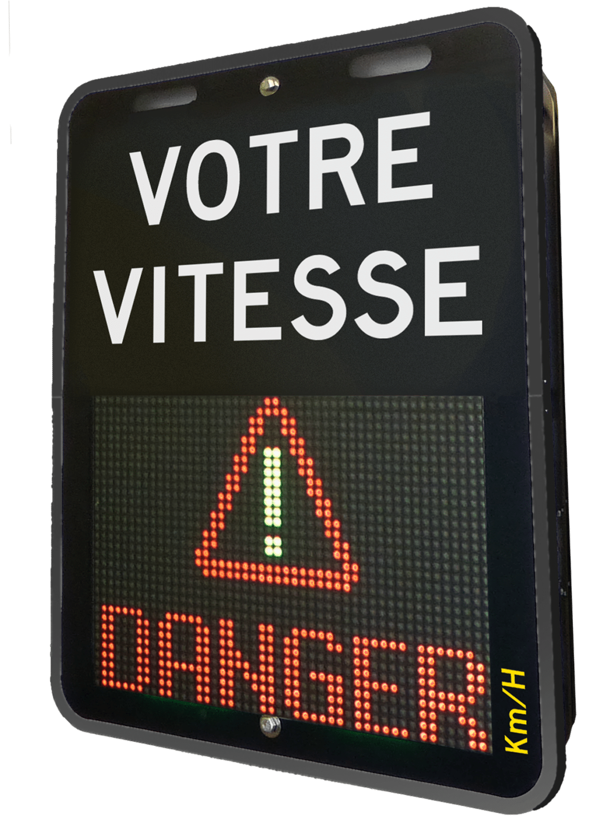 Afficheur de vitesse kam-12.5 alerte danger Afficheur de vitesse kam-12.5 alerte danger