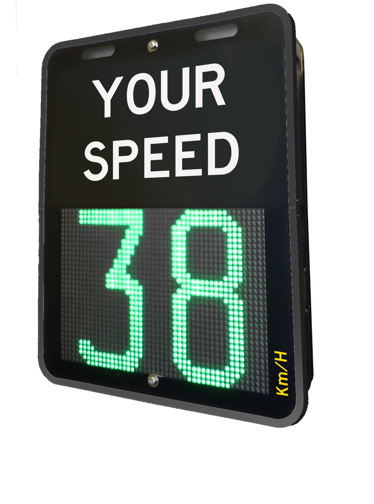 Kam 12.5 smart radar speed feedback sign traffic calming Kam 12.5 smart radar speed feedback sign traffic calming