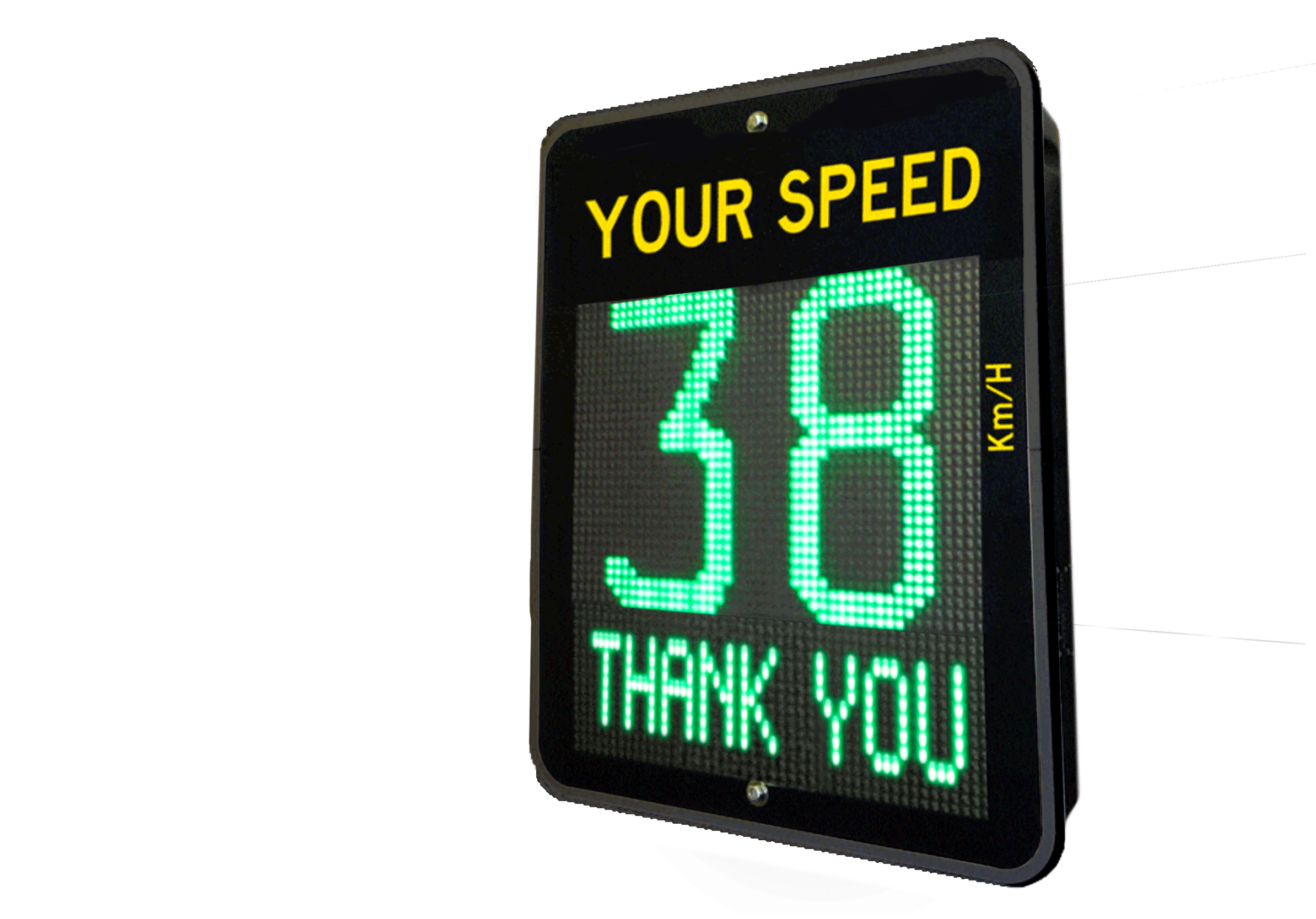Kamelion texto speed display sign thank you message Kamelion texto speed display sign thank you message
