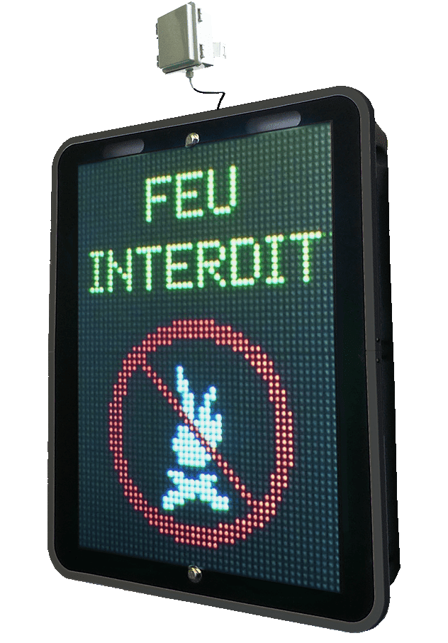 Panneau a message variable kam vms feu interdit