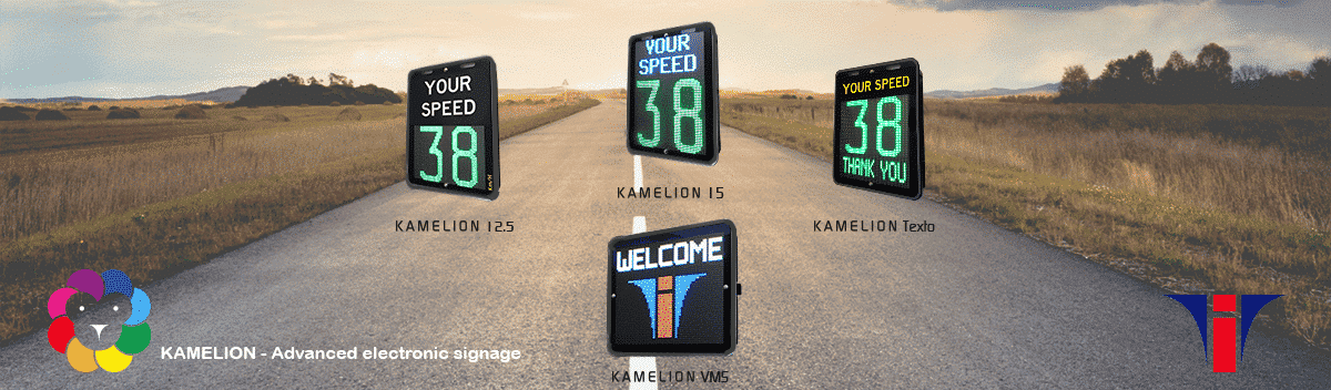 Speed display sign line Kamelion Traffic Innovation