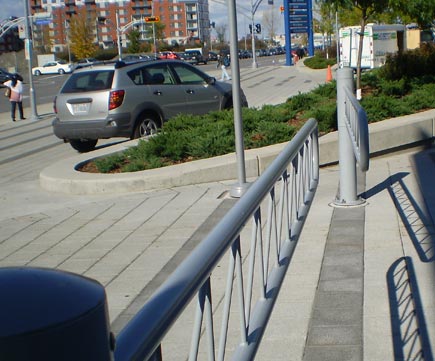 BCA parking lot security gate - Parking management sign - Traffic Innovation