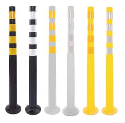 DEFLEX flexible delineator post for traffic calming - DEFLEX road delineators - Traffic Innovation