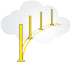 Icon of improves visiblity in all weather conditions - Traffic Innovation