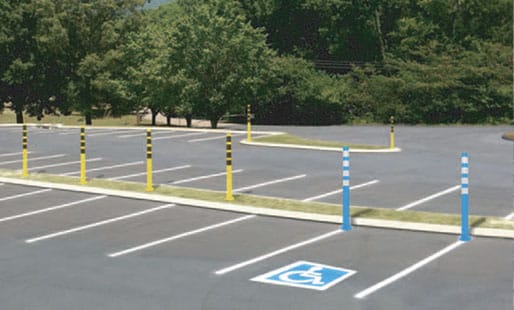 Deflex delineator for parking lots - Technologies - Traffic Innovation