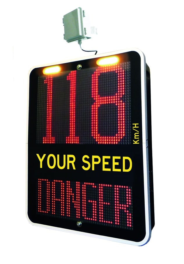 Kamelion Texto Speed Radar Display Sign -  Smart city - Traffic Innovation