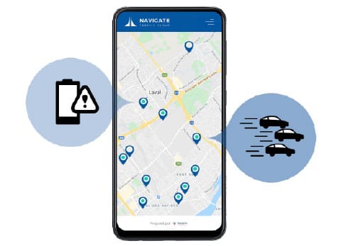 Alertes textos pour signalisation électronique routière - Signalisation infonuagique - NAVIGATE traffic Cloud - Trafic Innovation