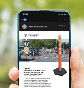 Site web de Trafic Innovation sur mobile - Ville intelligente - Trafic Innovation