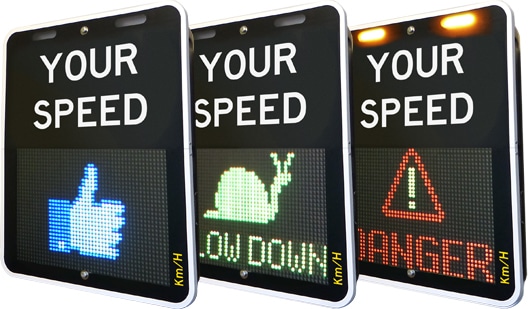Radar speed display sign - Smart City - Traffic Innovation