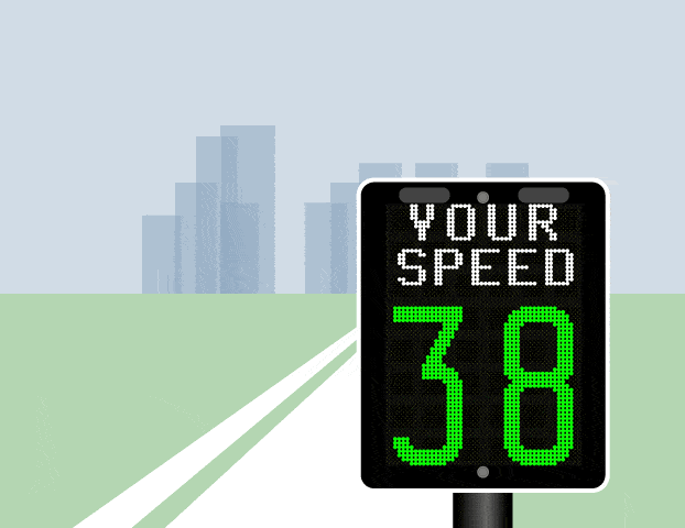 Afficheur de vitesse Kamélion-15 - Panneau afficheur de vitesse  - Trafic Innovation