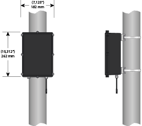 Spécifications techniques de l'afficheur de vitesse Kamélion-15 - Trafic Innovation