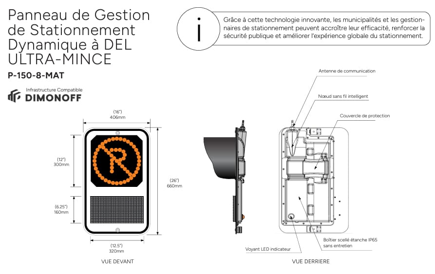 Spécifications techniques du délinéateur DEFLEX flexible pour stationnement - Bollards et délinéateurs DEFLEX - Trafic Innovation